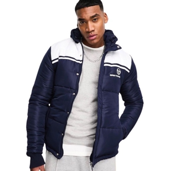 MENS SERGIO TACCHINI PUFFER JACKET. NWT. - Picture 3 of 12